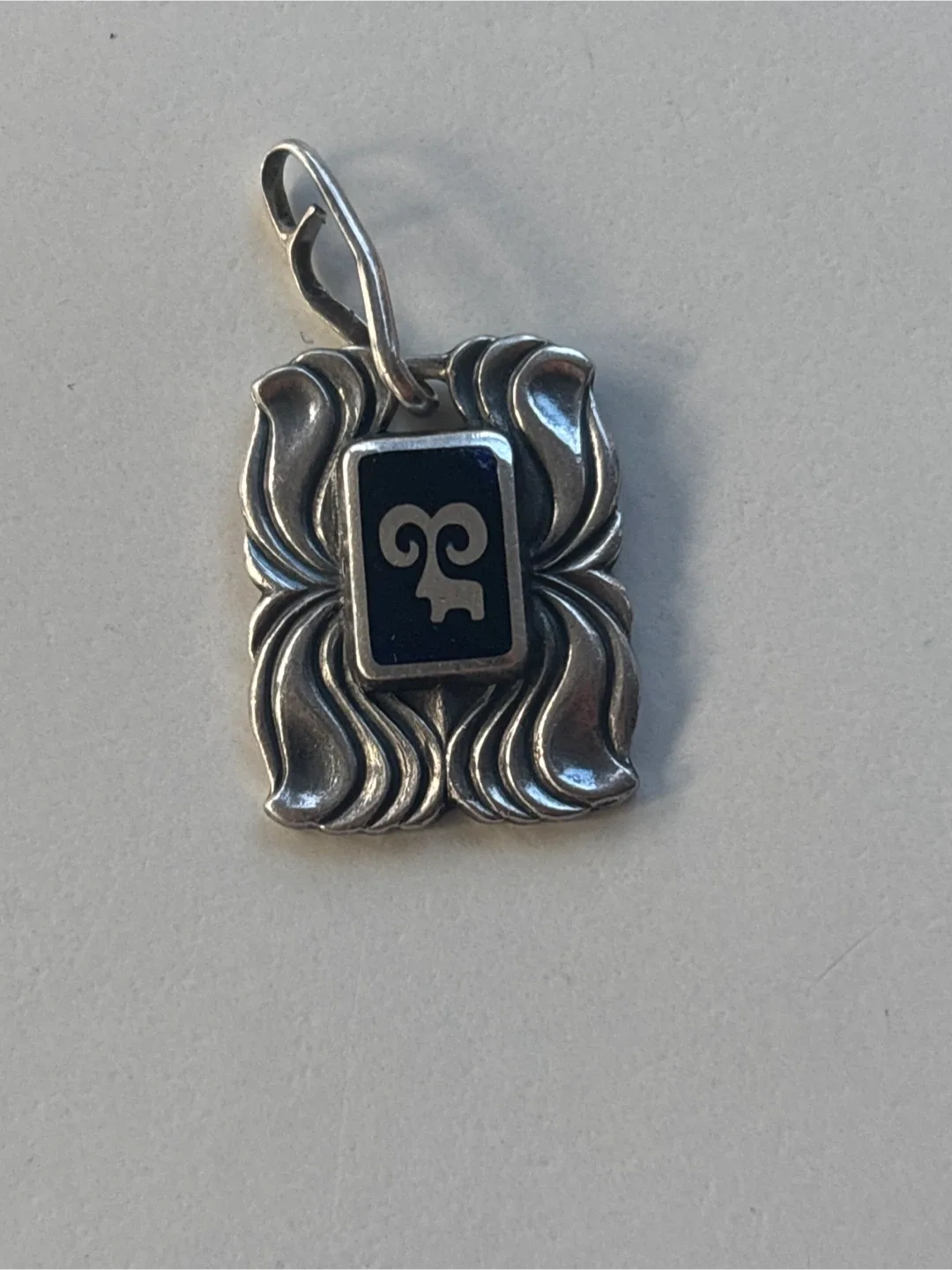 Silver Pendant with Aries Symbol thumbnail