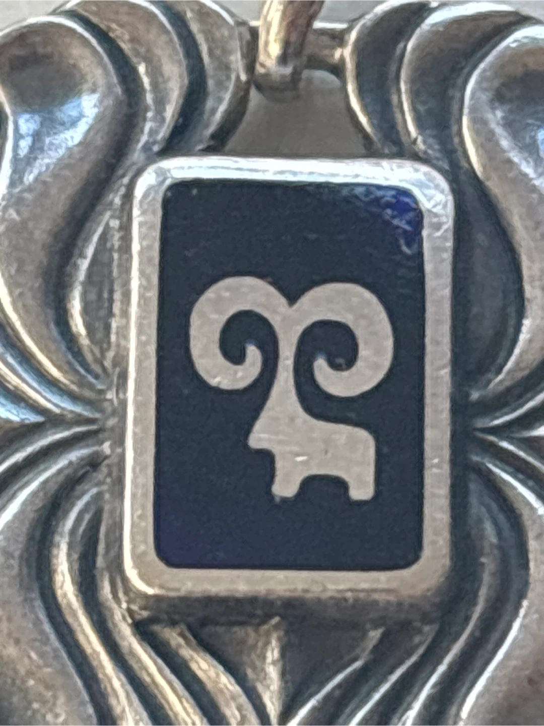 Silver Pendant with Aries Symbol - photo 4