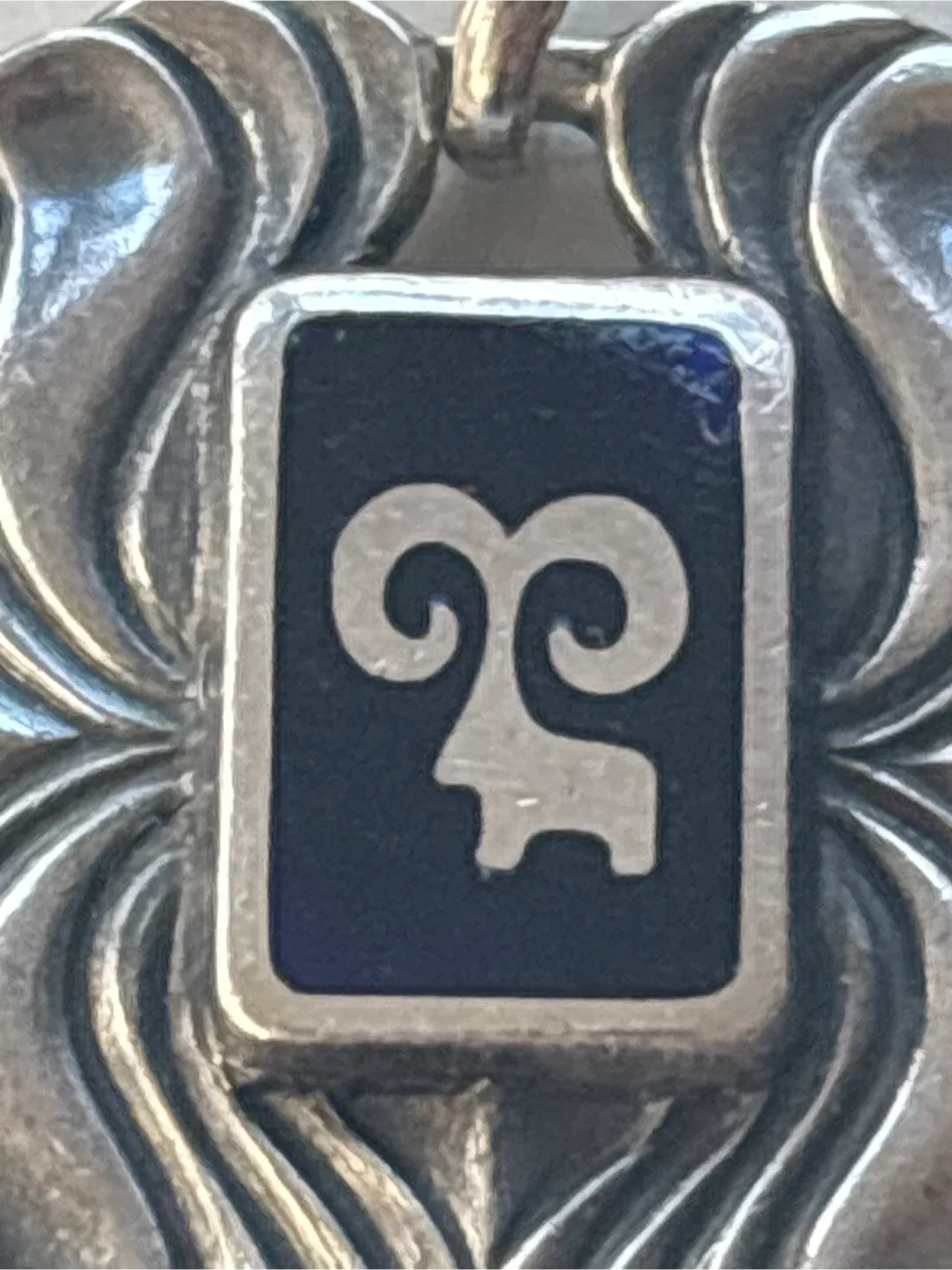 Silver Pendant with Aries Symbol image indicator(4)