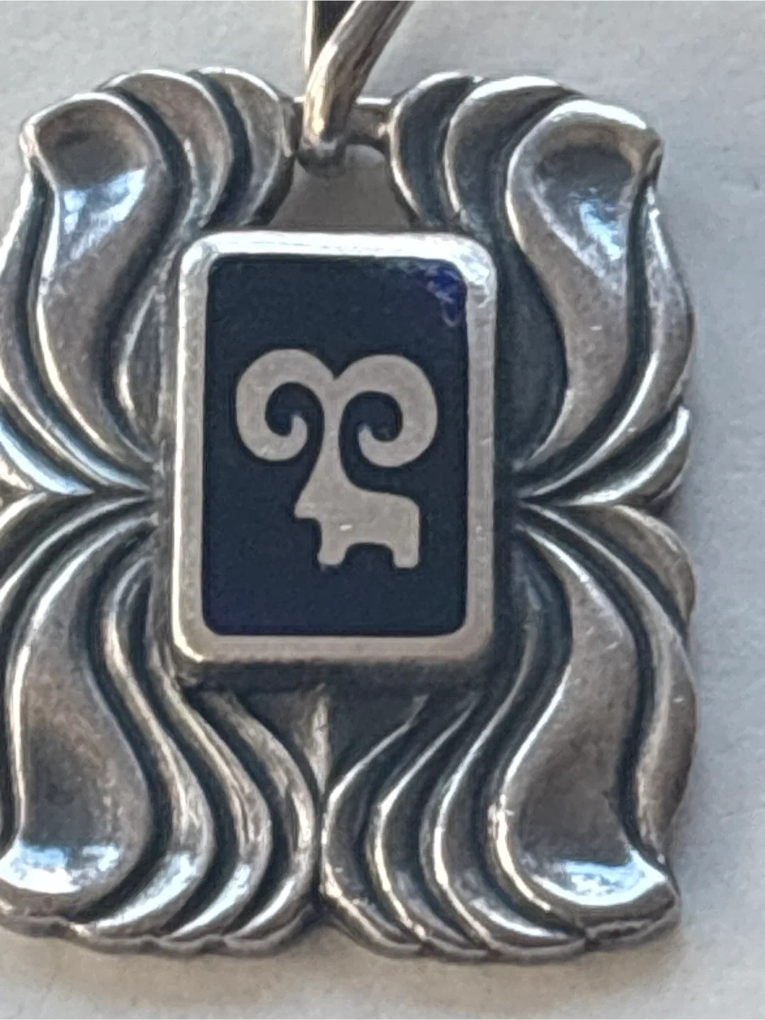 Silver Pendant with Aries Symbol image indicator(5)