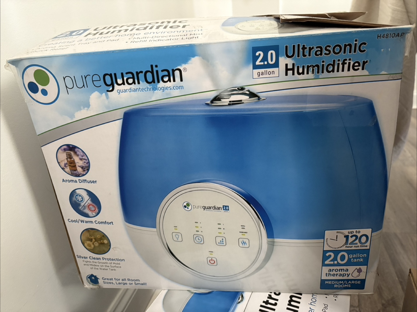PureGuardian 2.0 Gallon Ultrasonic Humidifier