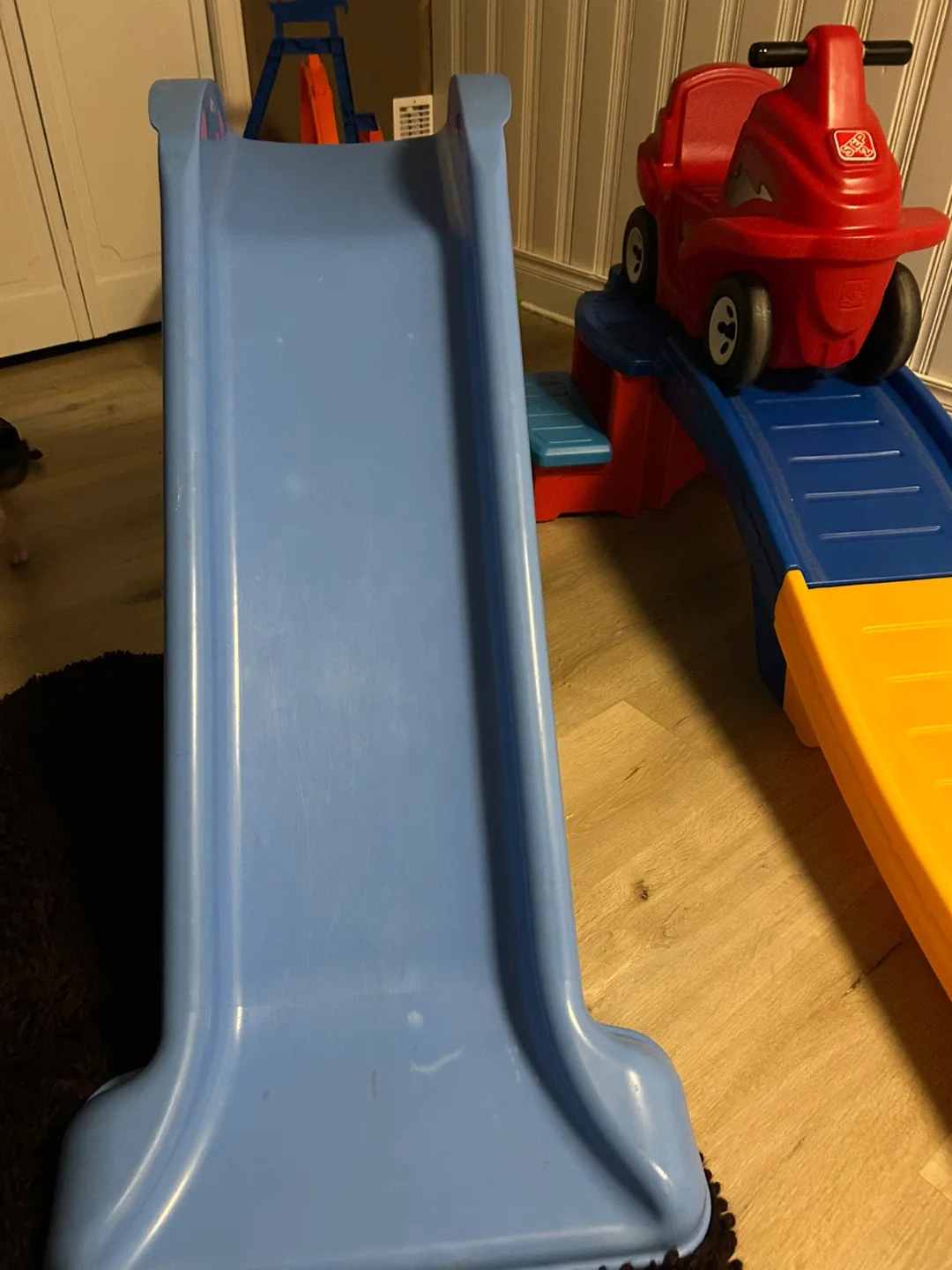 Step2 Up & Down Roller Coaster Ride-On Toy + Little Tikes Slide image indicator(5)