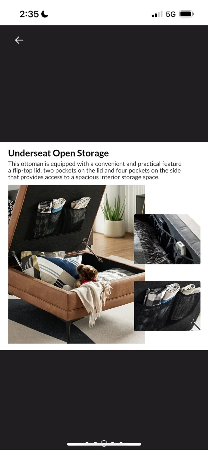 New Brinna Tufted Square Ottoman image indicator(7)