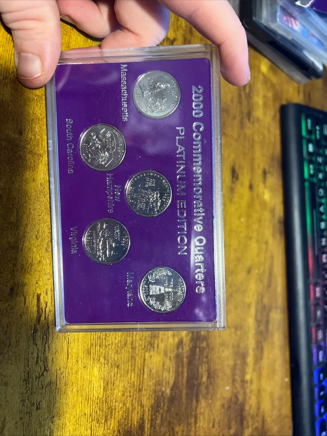 2000 Commemorative Quarters Platinum Edition Set