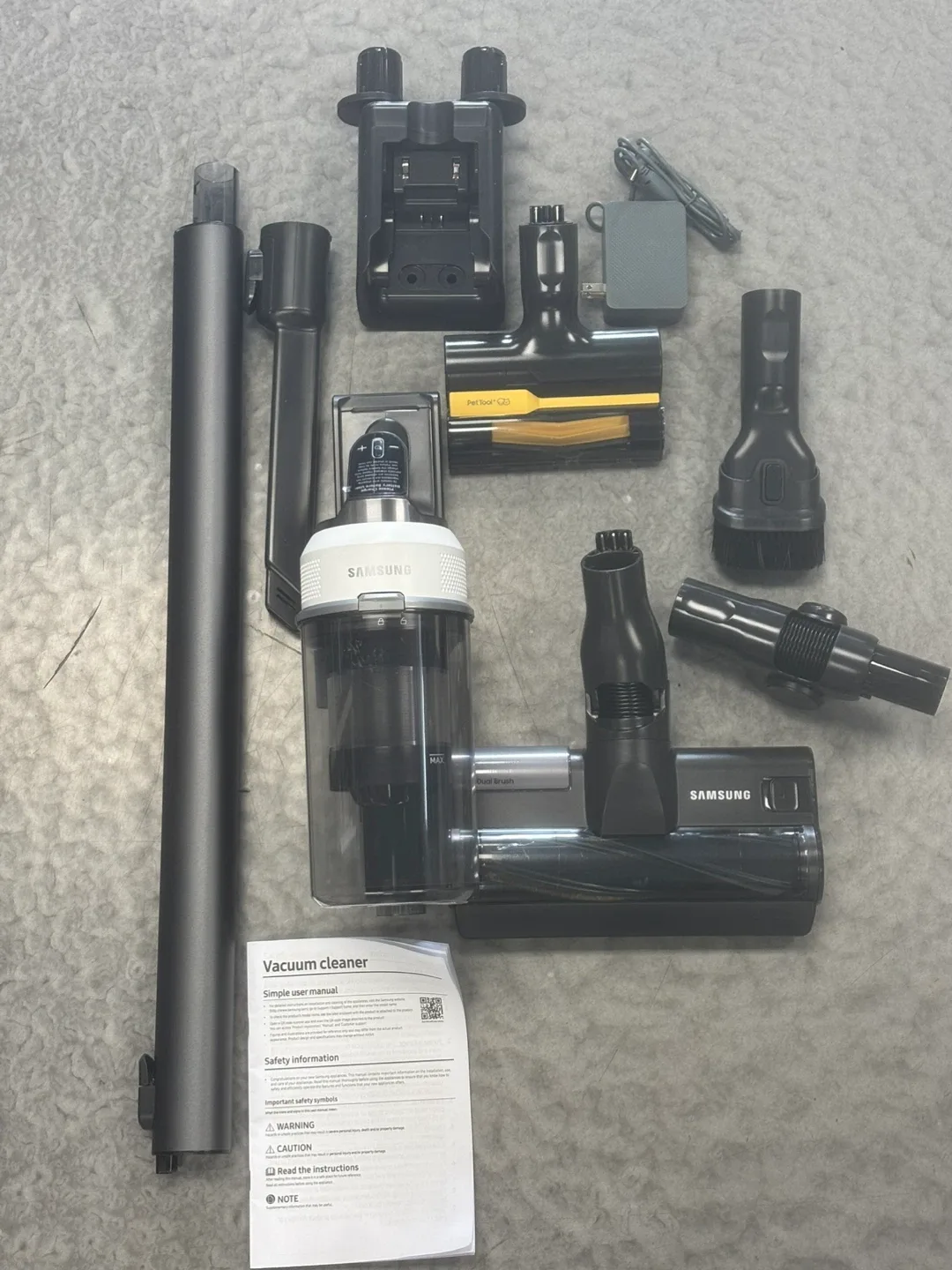 Samsung Cordless Stick Vacuum w/ Jet Dual Brush image indicator(4)