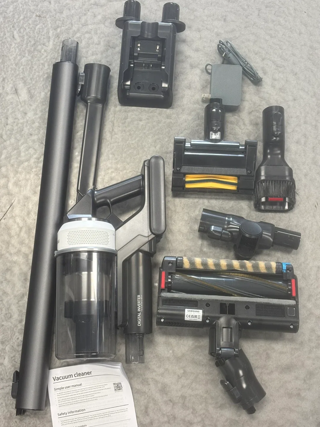 Samsung Cordless Stick Vacuum w/ Jet Dual Brush image indicator(6)