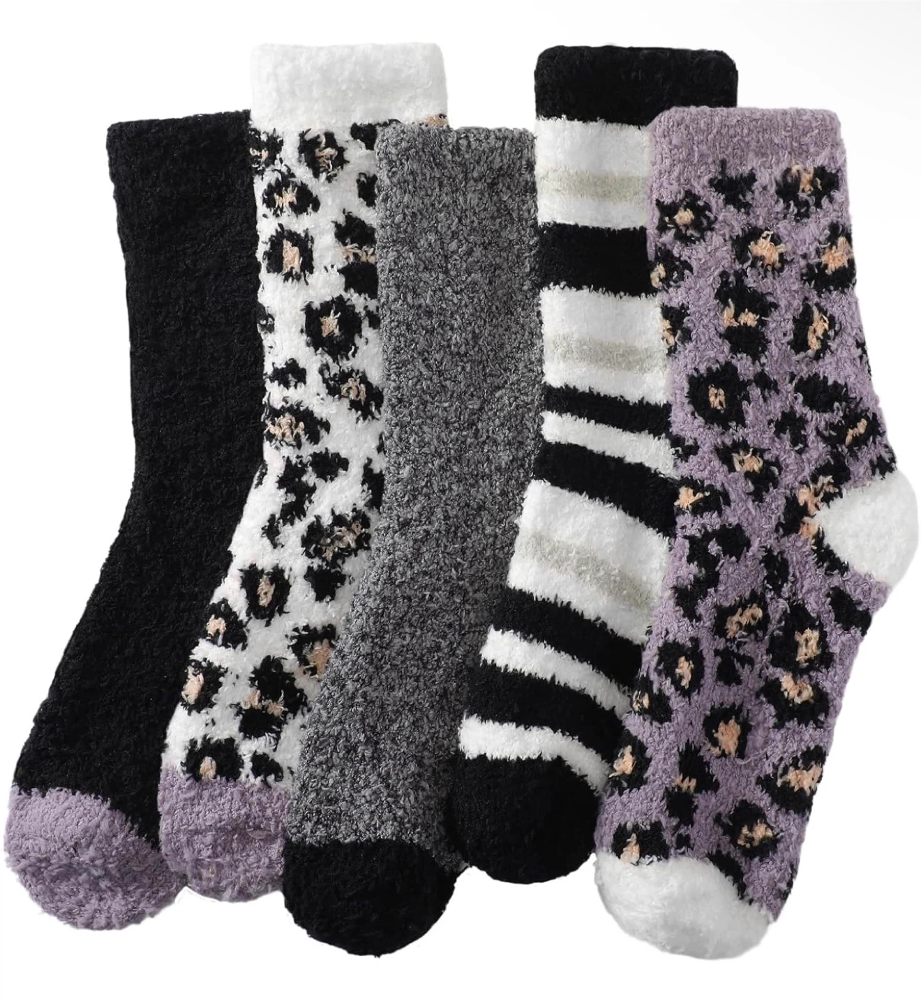 Fuzzy Socks - Women's, Assorted Colors & Patterns