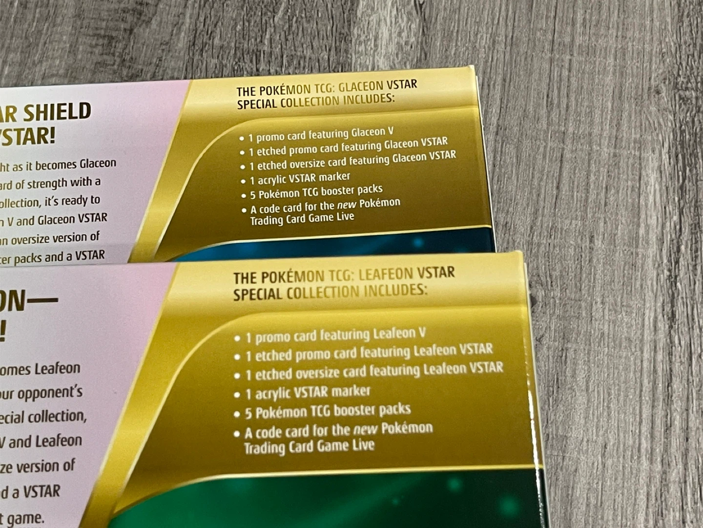 Glaceon & Leafeon VTAR Special Collections Bundle - photo 2