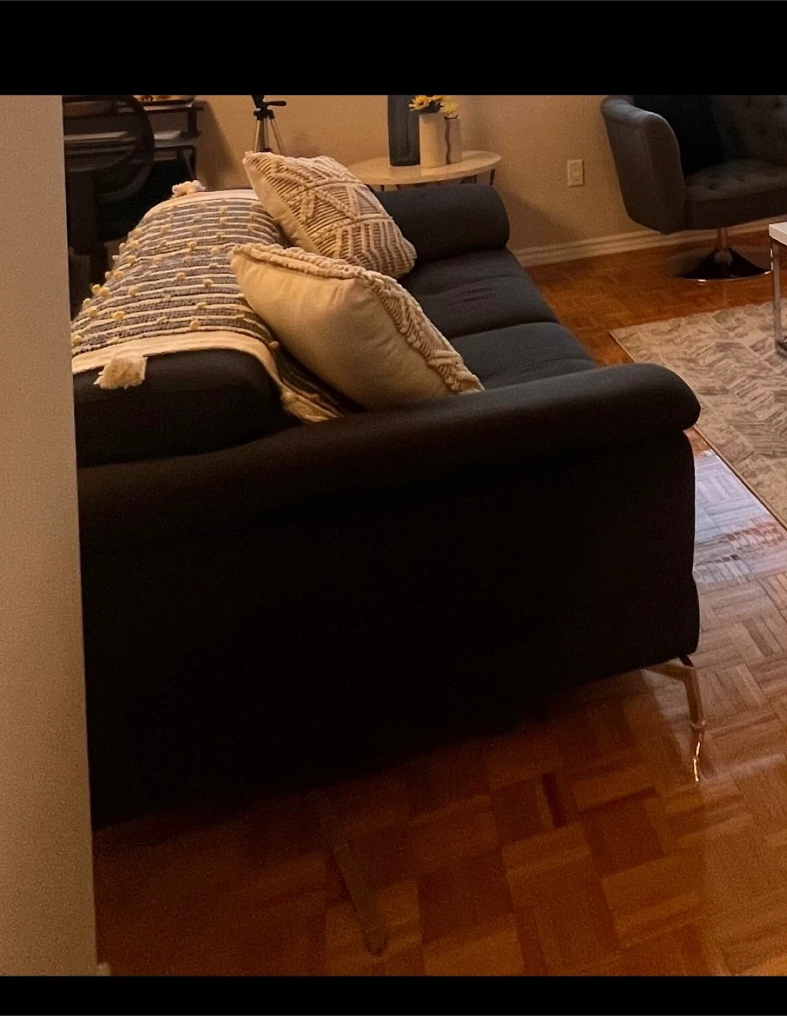 Structube - Dark Grey Sofa