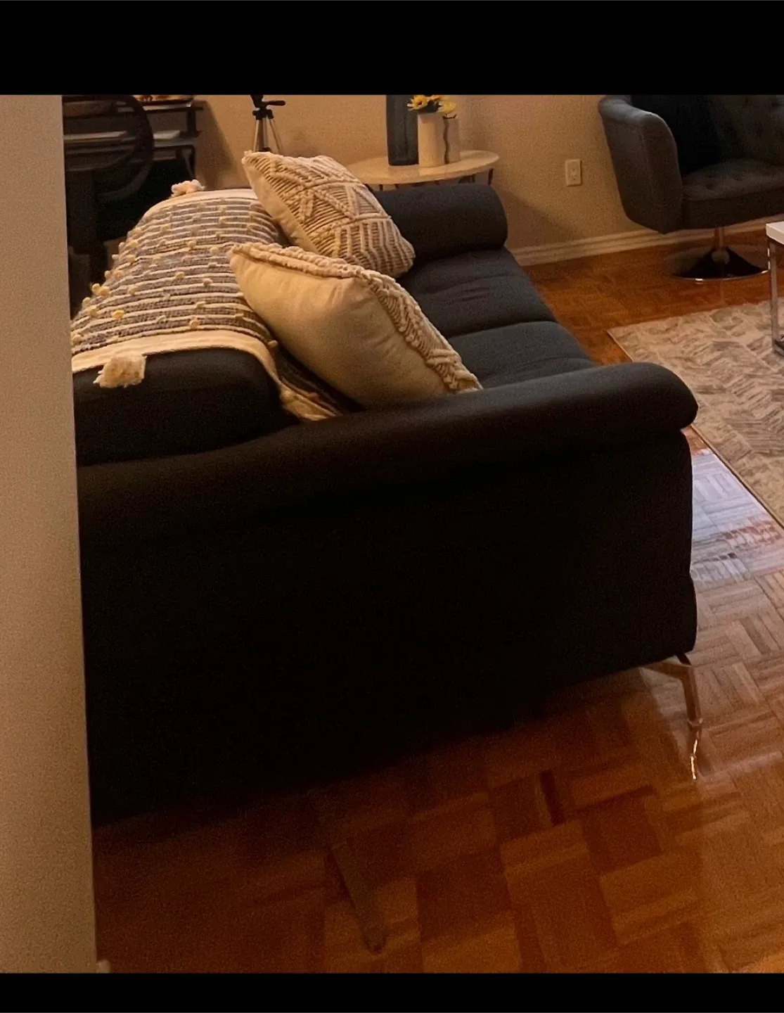 Structube - Dark Grey Sofa