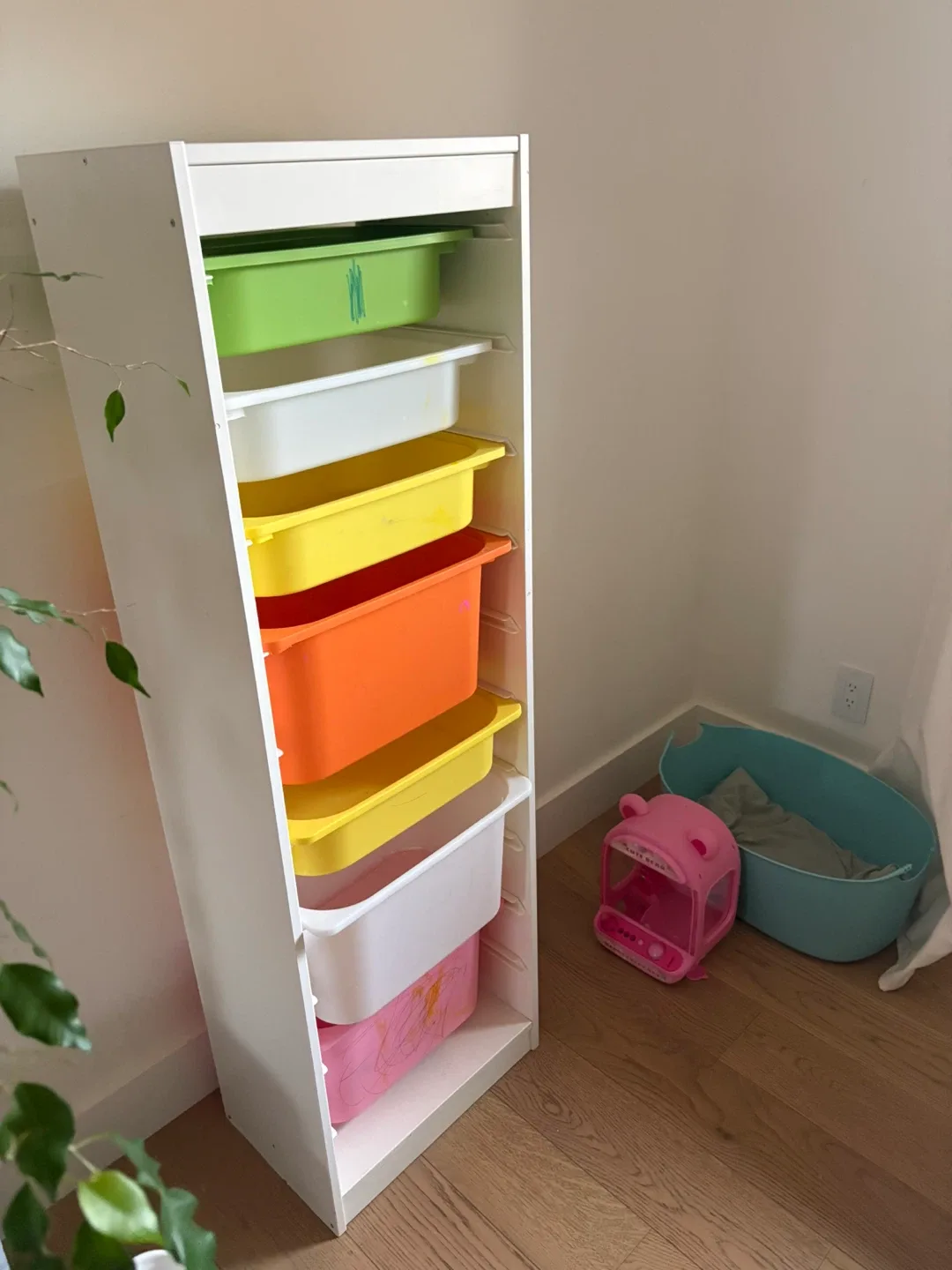 IKEA Trofast Storage Unit with Bins