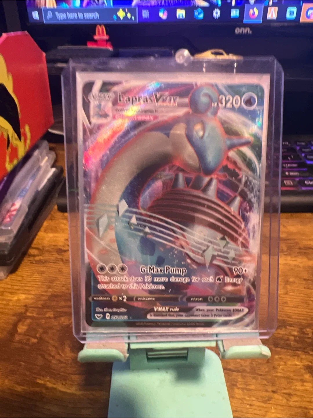 Lapras VMAX Pokemon Card