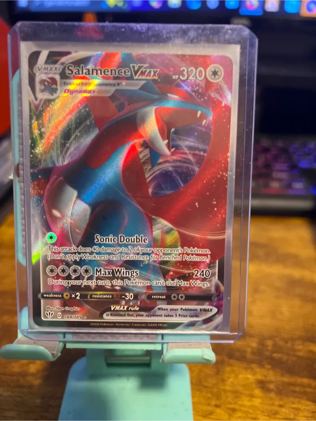 Salamence VMAX Pokemon Card