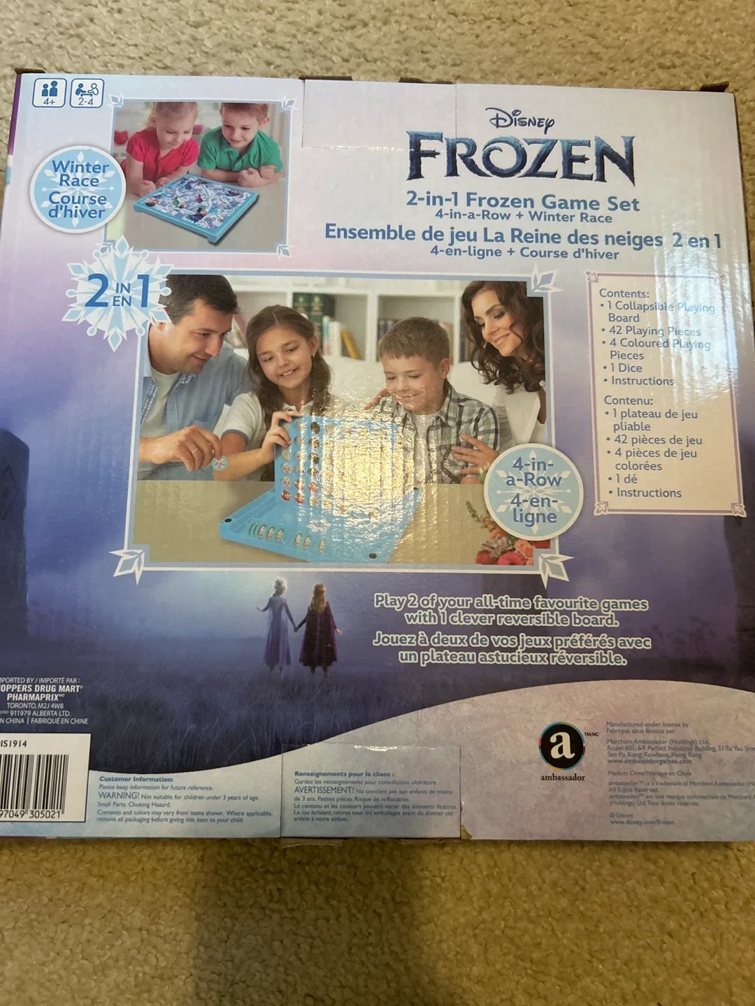 Disney Frozen 2-in-1 Game Set - New! image indicator(2)