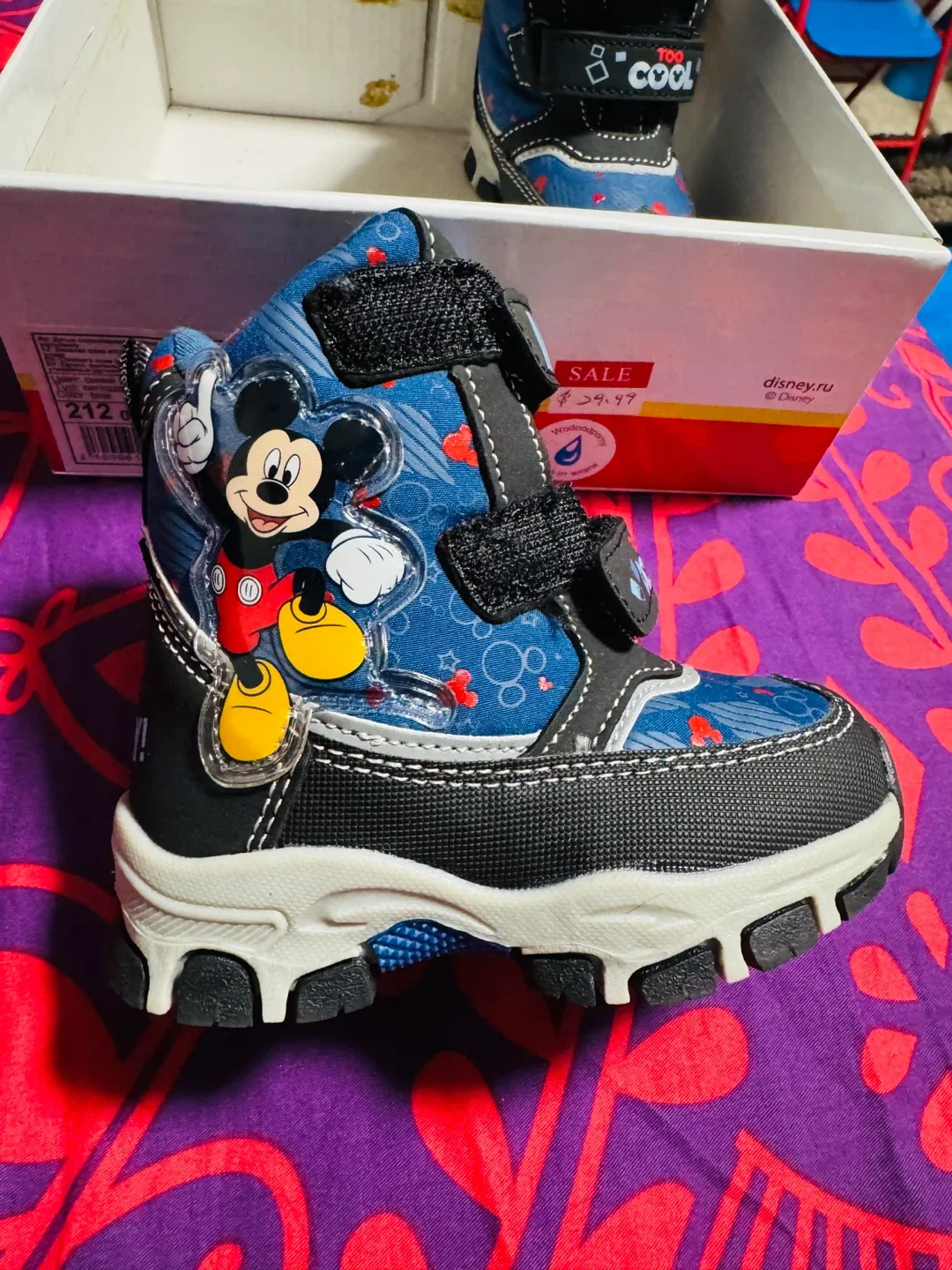Disney Mickey Mouse Toddler Winter Boots - Size 20 image indicator(3)