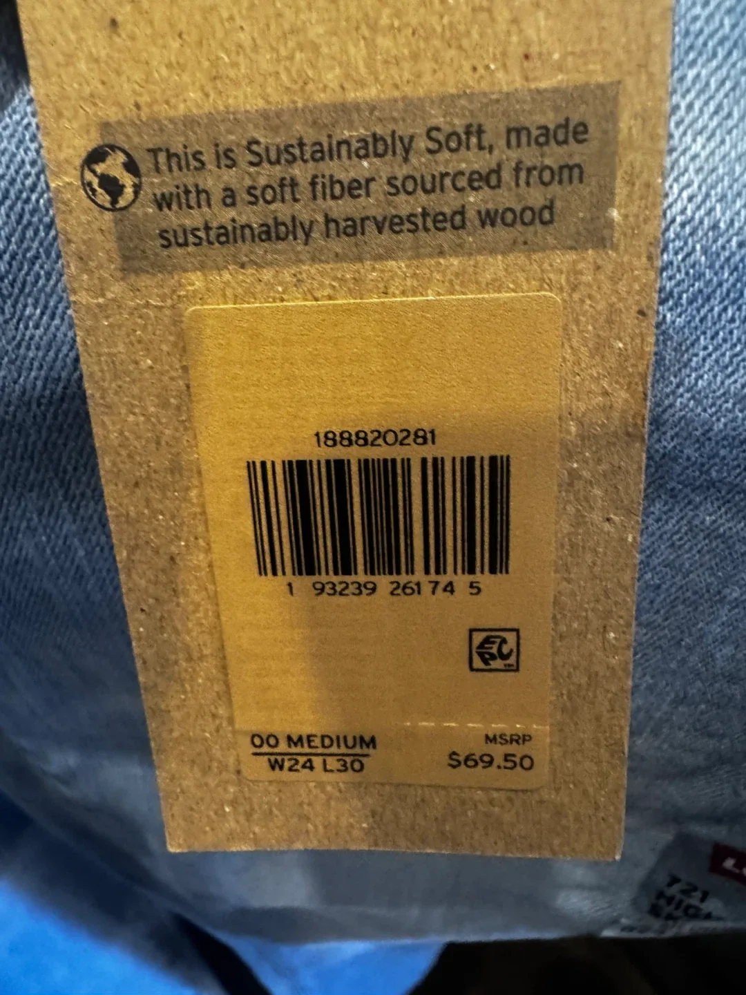 Levi's 721 High Rise Skinny Jeans - Size 00 Medium W24 L30 image indicator(3)