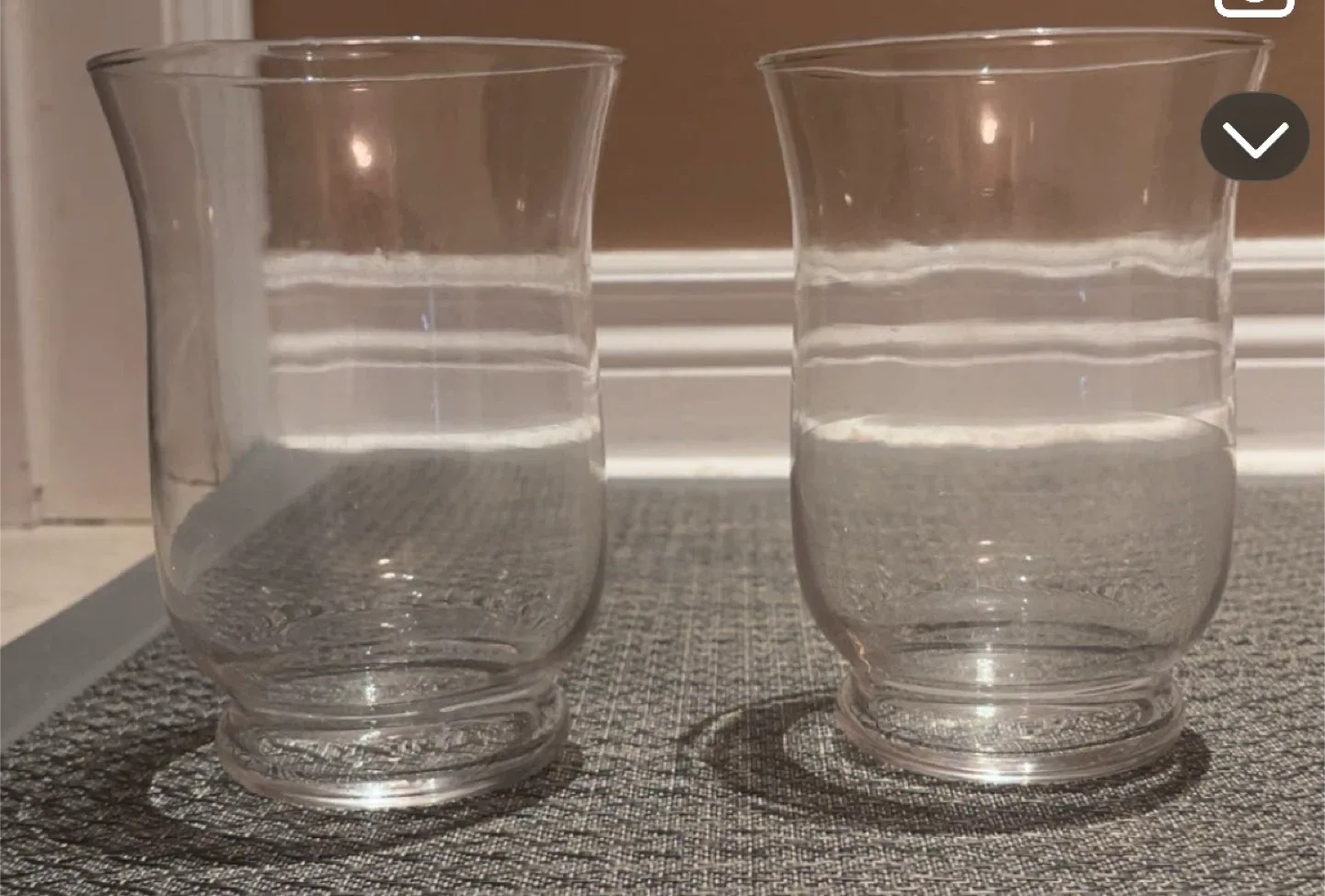 Clear Glass Vases - Set of 2 thumbnail
