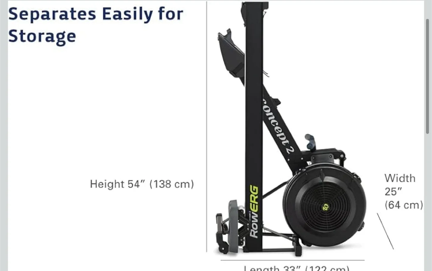 Concept2 RowErg Rowing Machine image indicator(2)