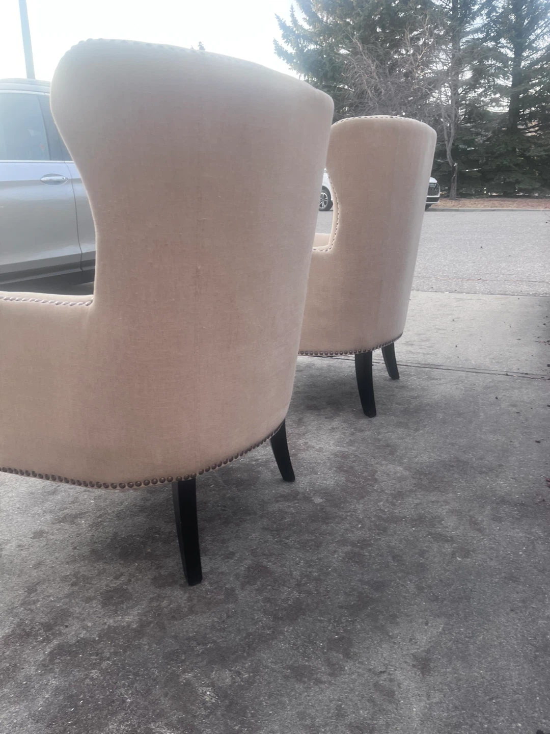 Wingback Accent Chairs - Pair - photo 3