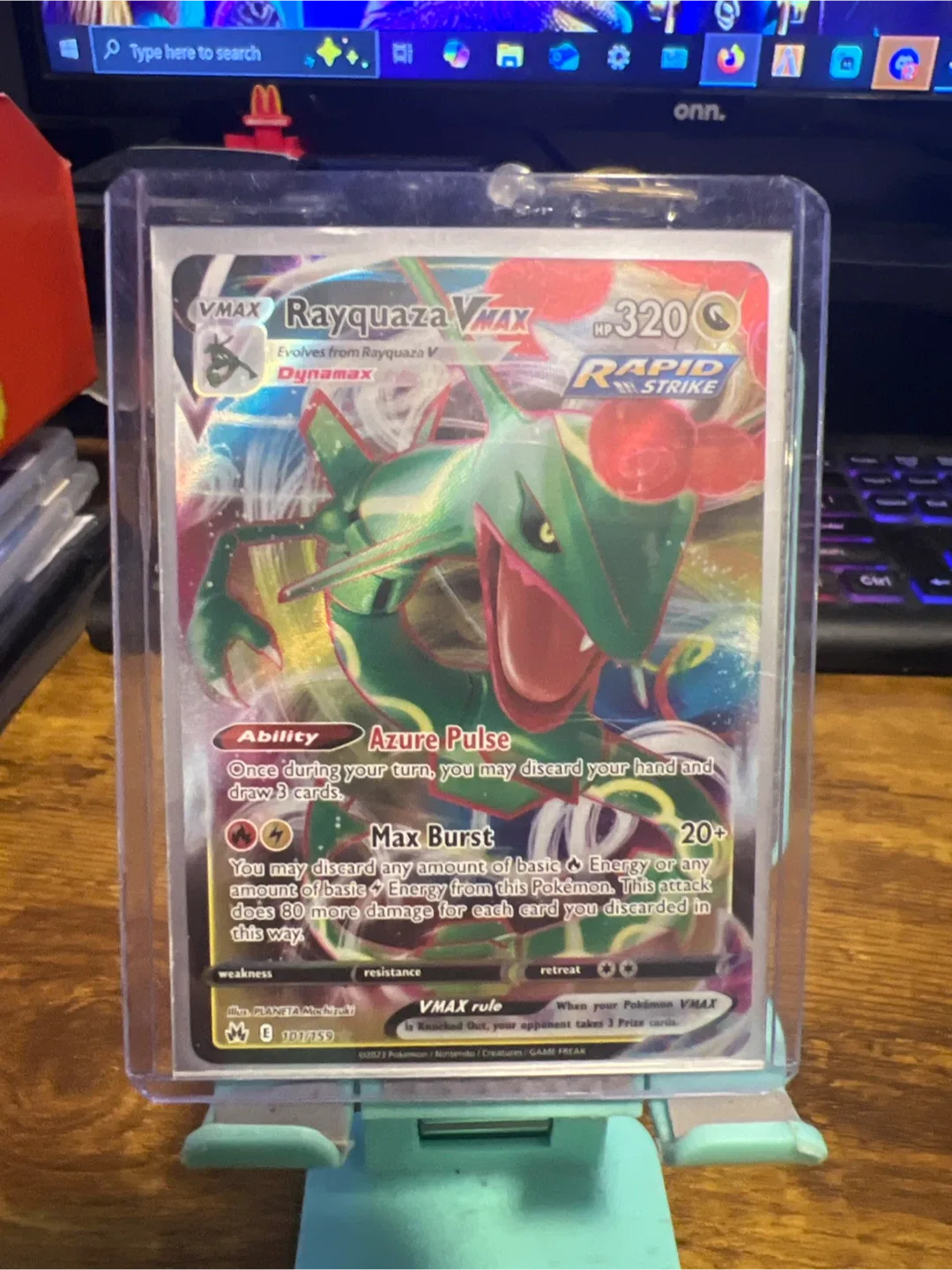 Rayquaza VMAX Pokemon Card