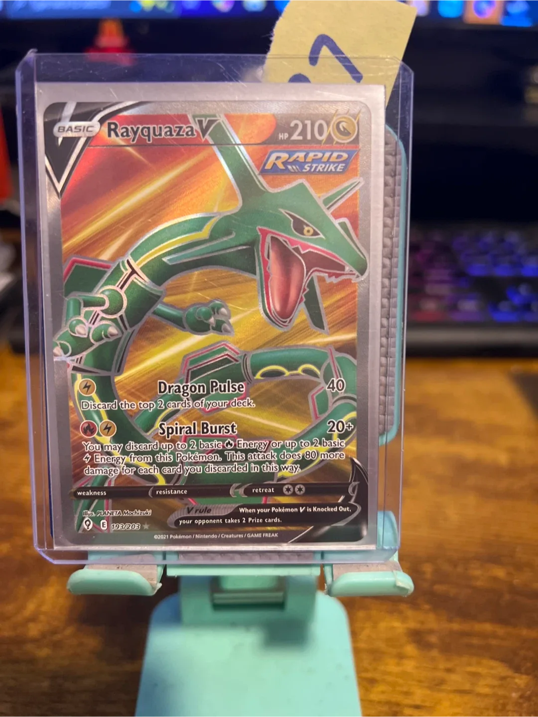 Rayquaza V Pokemon Card