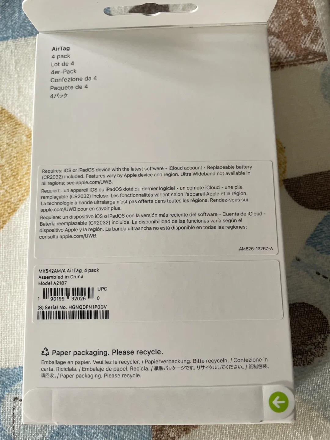 New Apple AirTag 4 Pack image indicator(2)