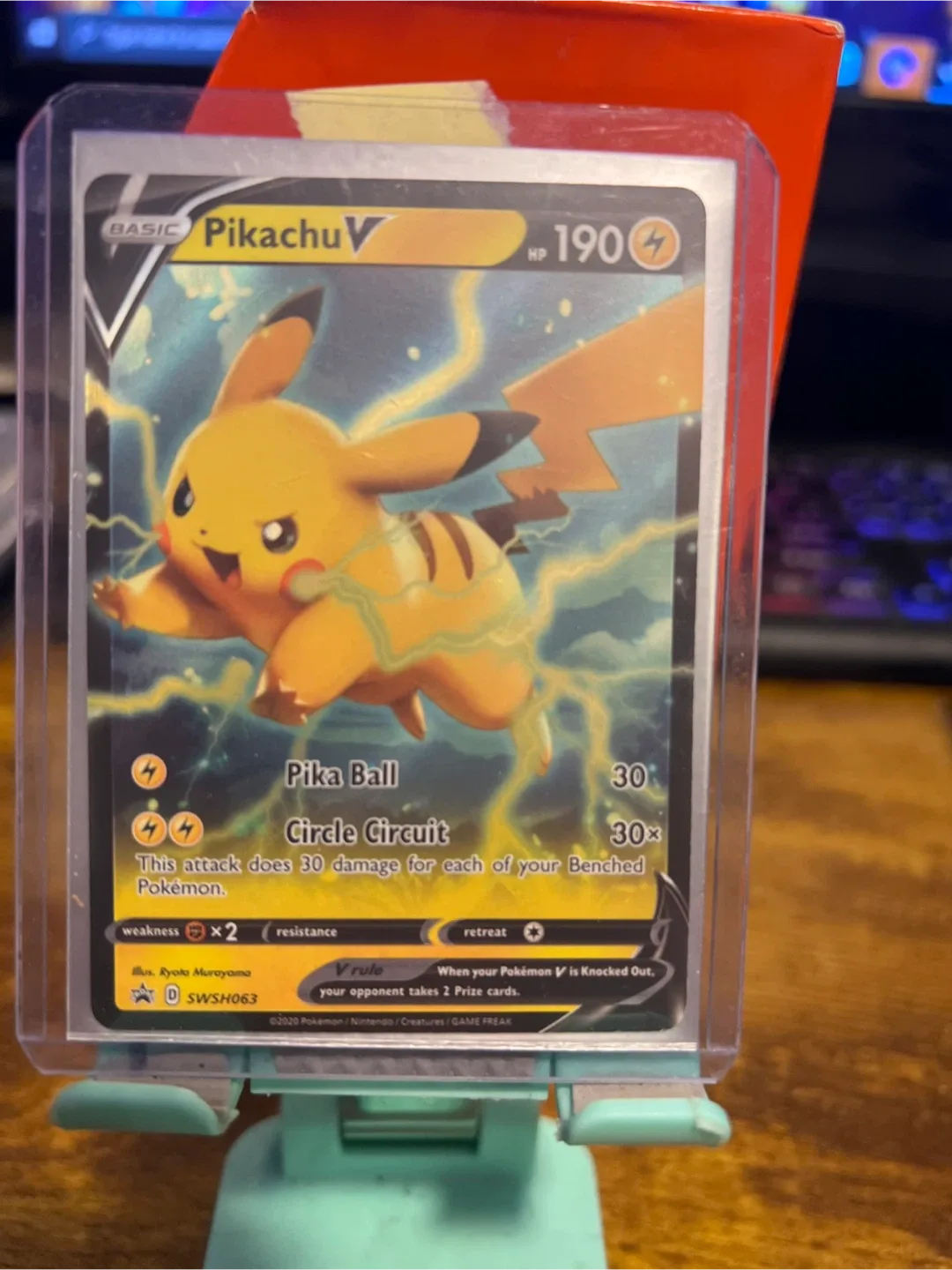 Pikachu V Pokemon Card