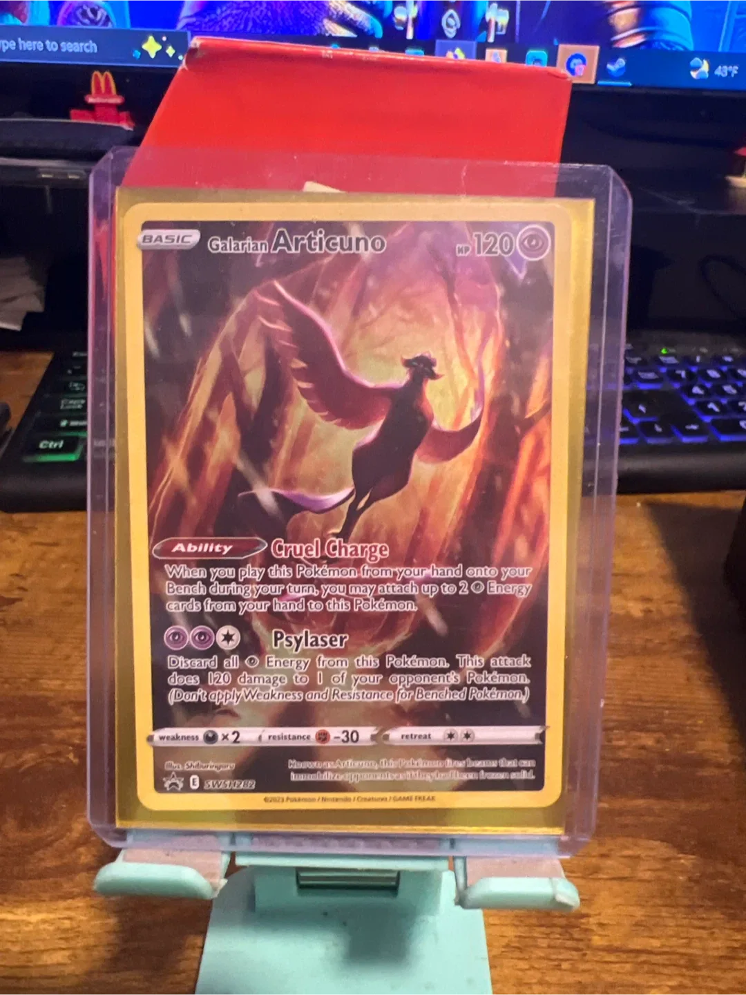 Galarian Articuno Pokemon Card