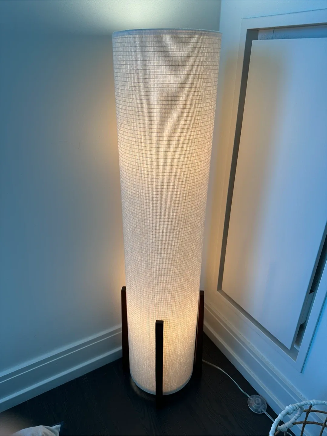 Exclusive Weave Natural Floor Lamp 47"
