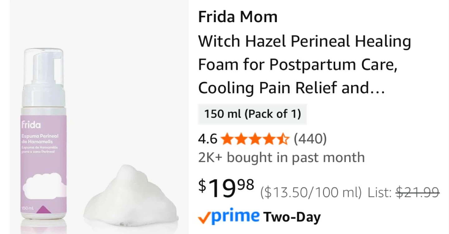 Frida Mom Perineal Healing Foam - photo 2