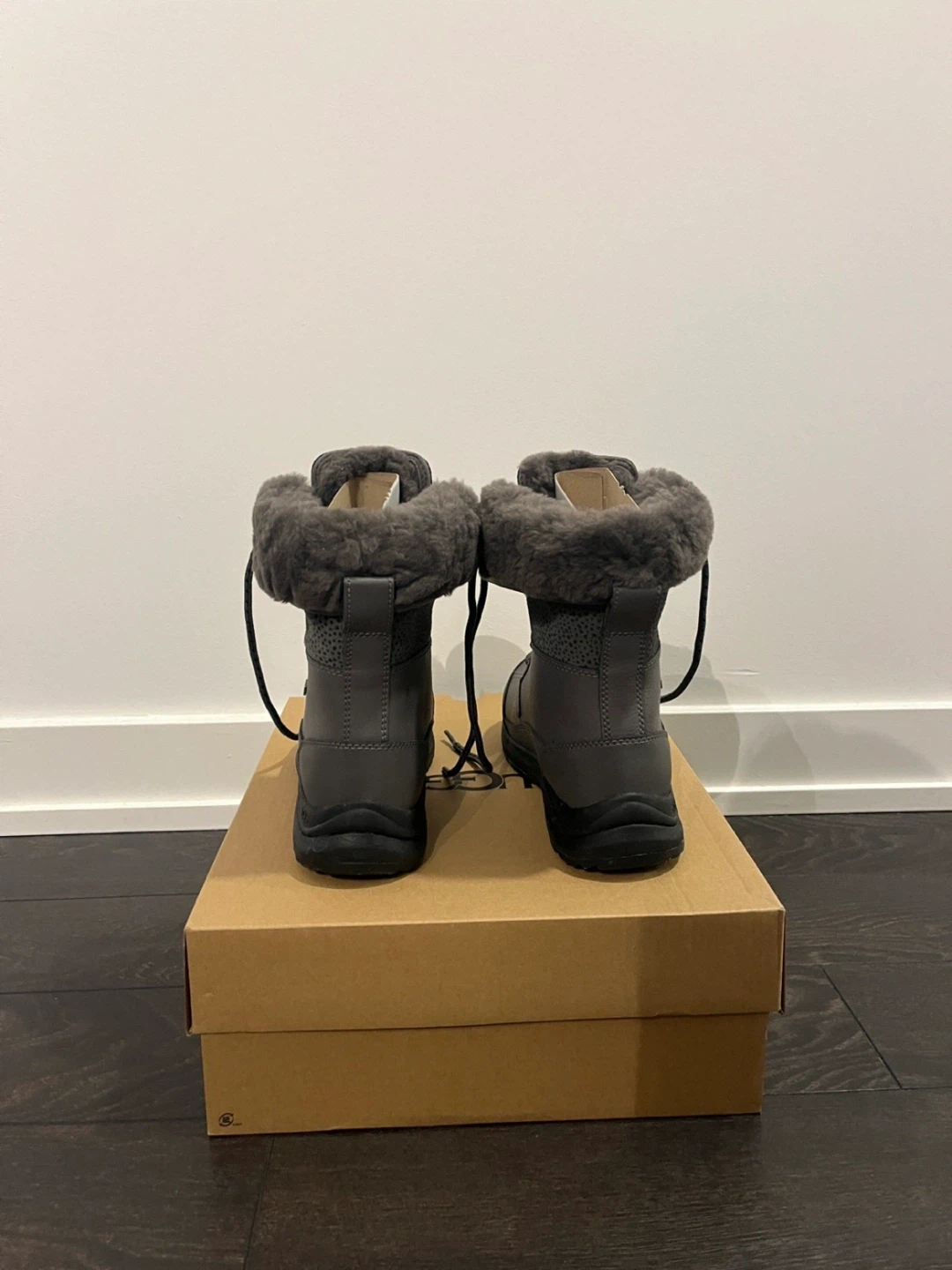 UGG Zaylee Micro Cheetach Snow Boots in Grey - photo 5