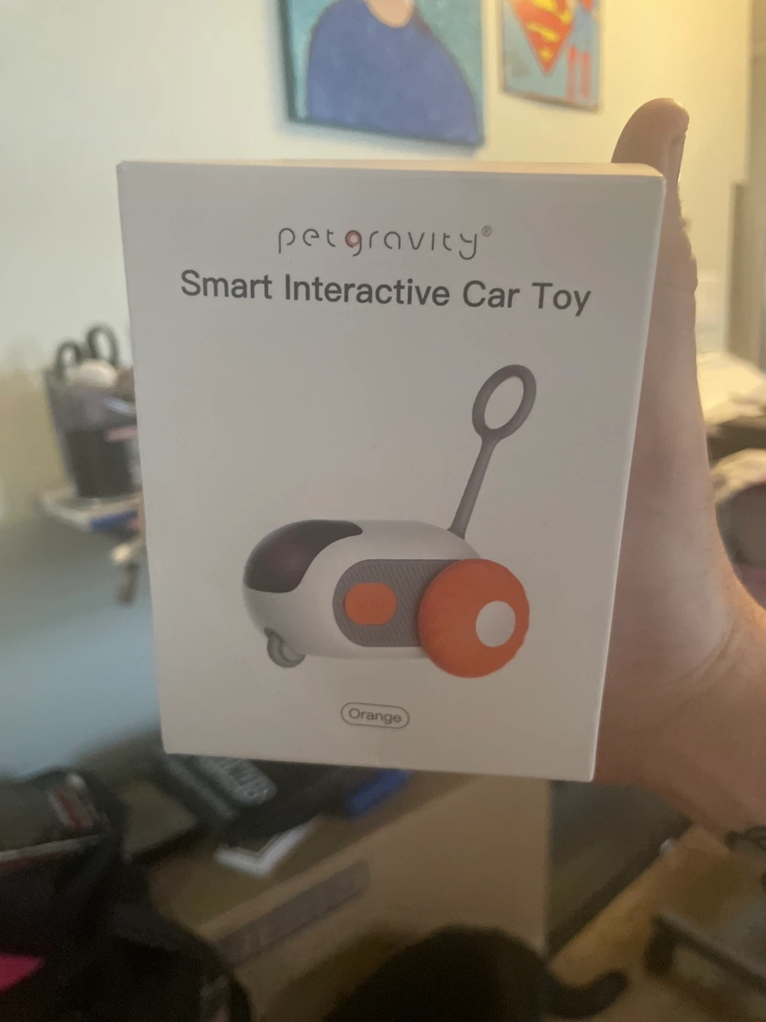 Petgravity Smart Interactive Car Toy - Orange