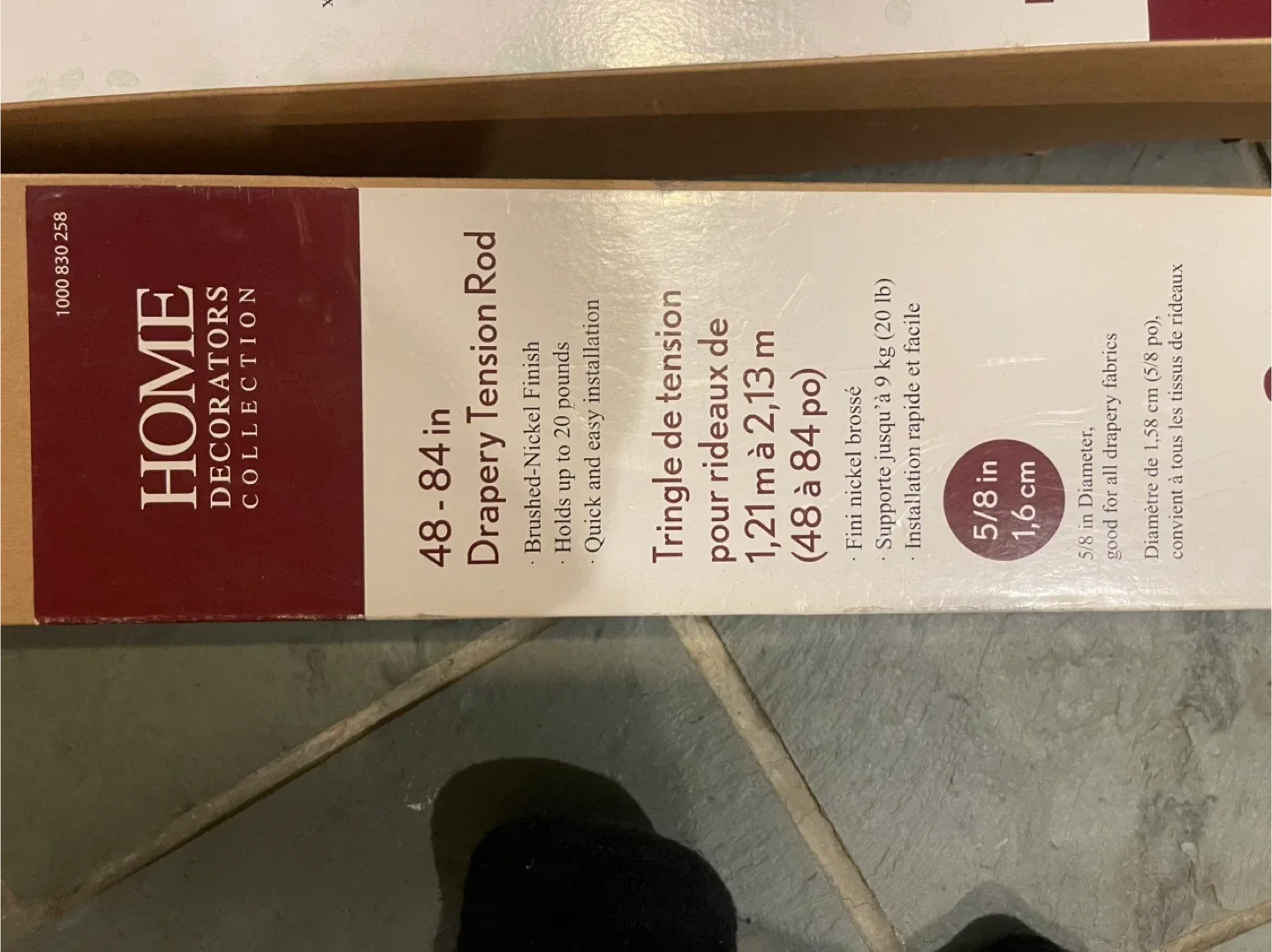 Home Decorators Collection Drapery Tension Rod 48-84 in image indicator(2)