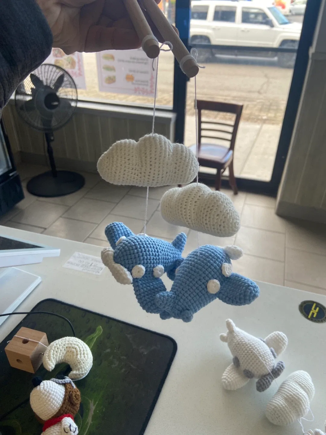 Handmade Crochet Baby Mobile image indicator(2)