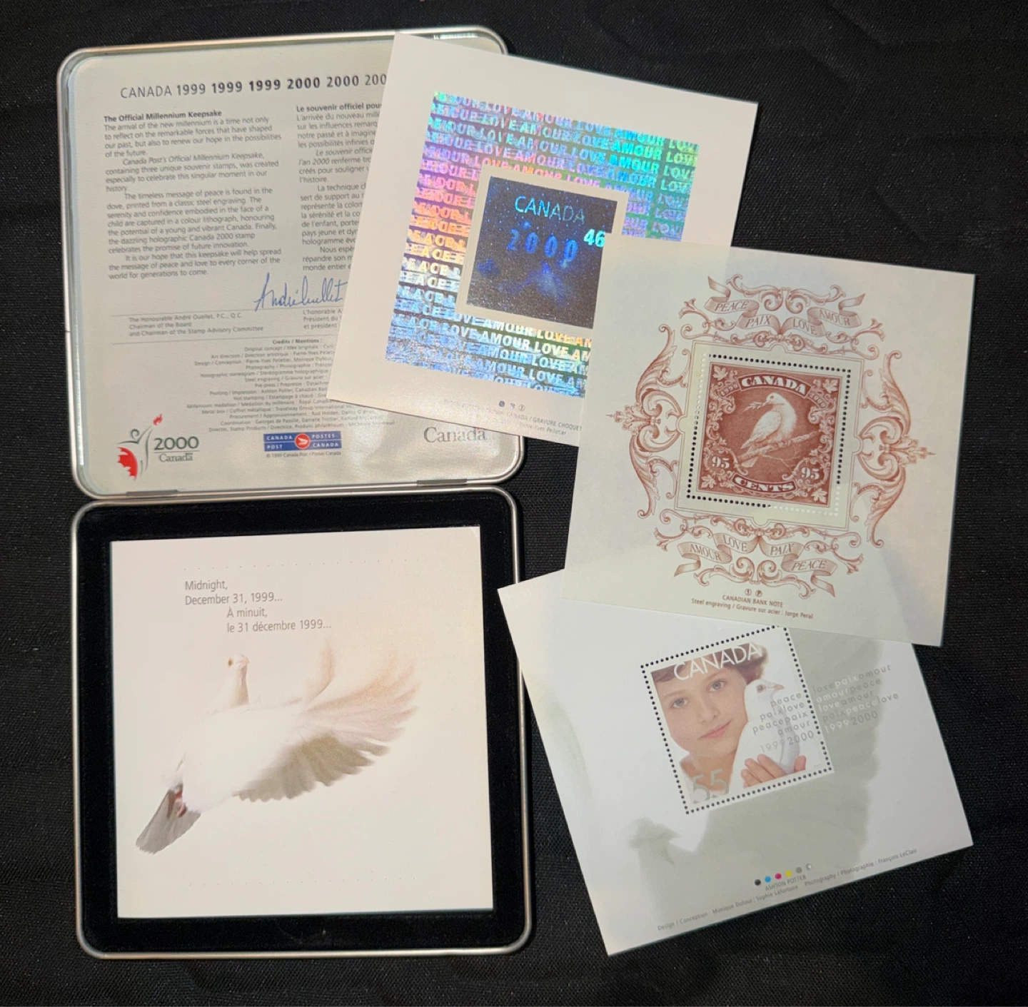 Canada Post Millennium Keepsake 1999-2000 Stamps