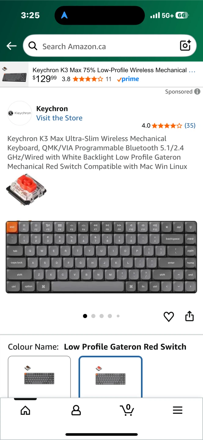 Keychron K3 Max Ultra-Slim Wireless Mechanical Keyboard