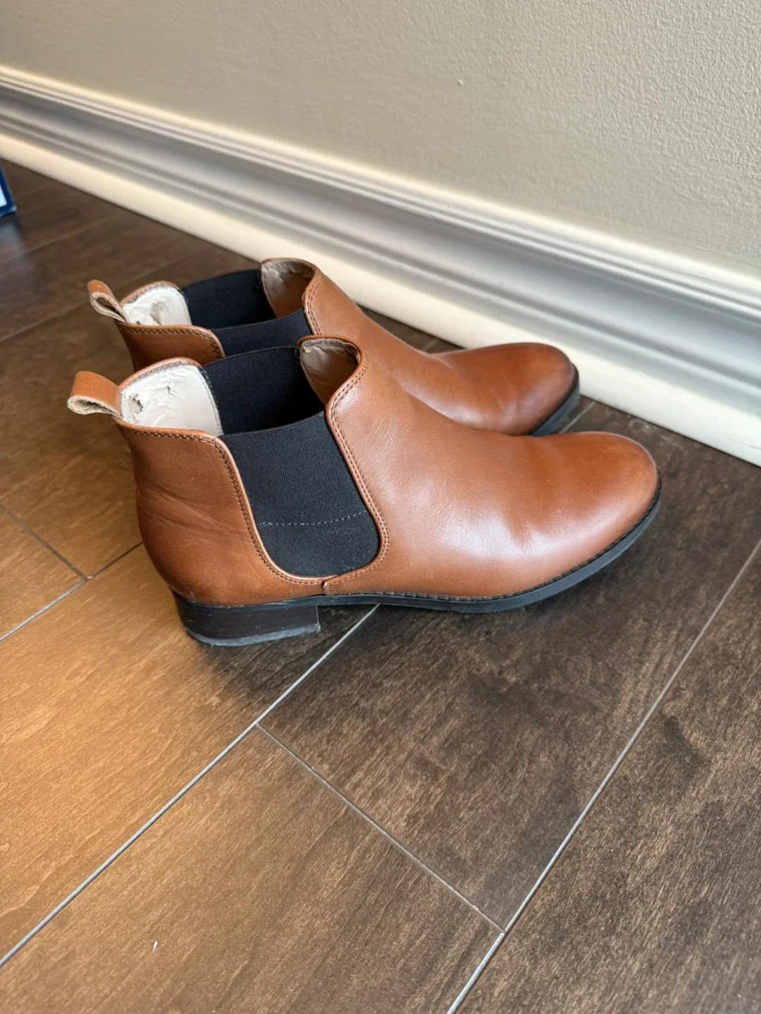 Brown Leather  Boots