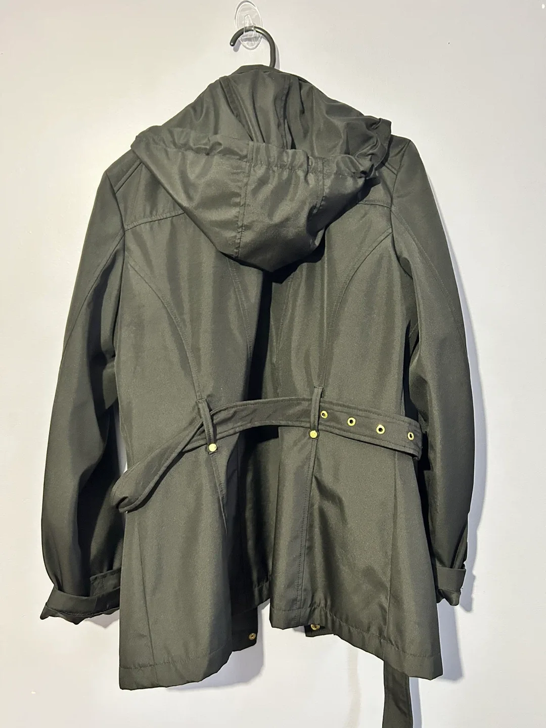 Michael Kors Black Raincoat Winter Wear image indicator(3)