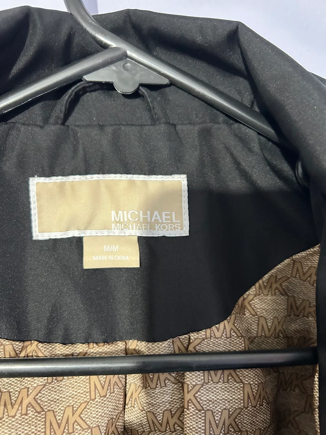 Michael Kors Black Raincoat Winter Wear image indicator(4)