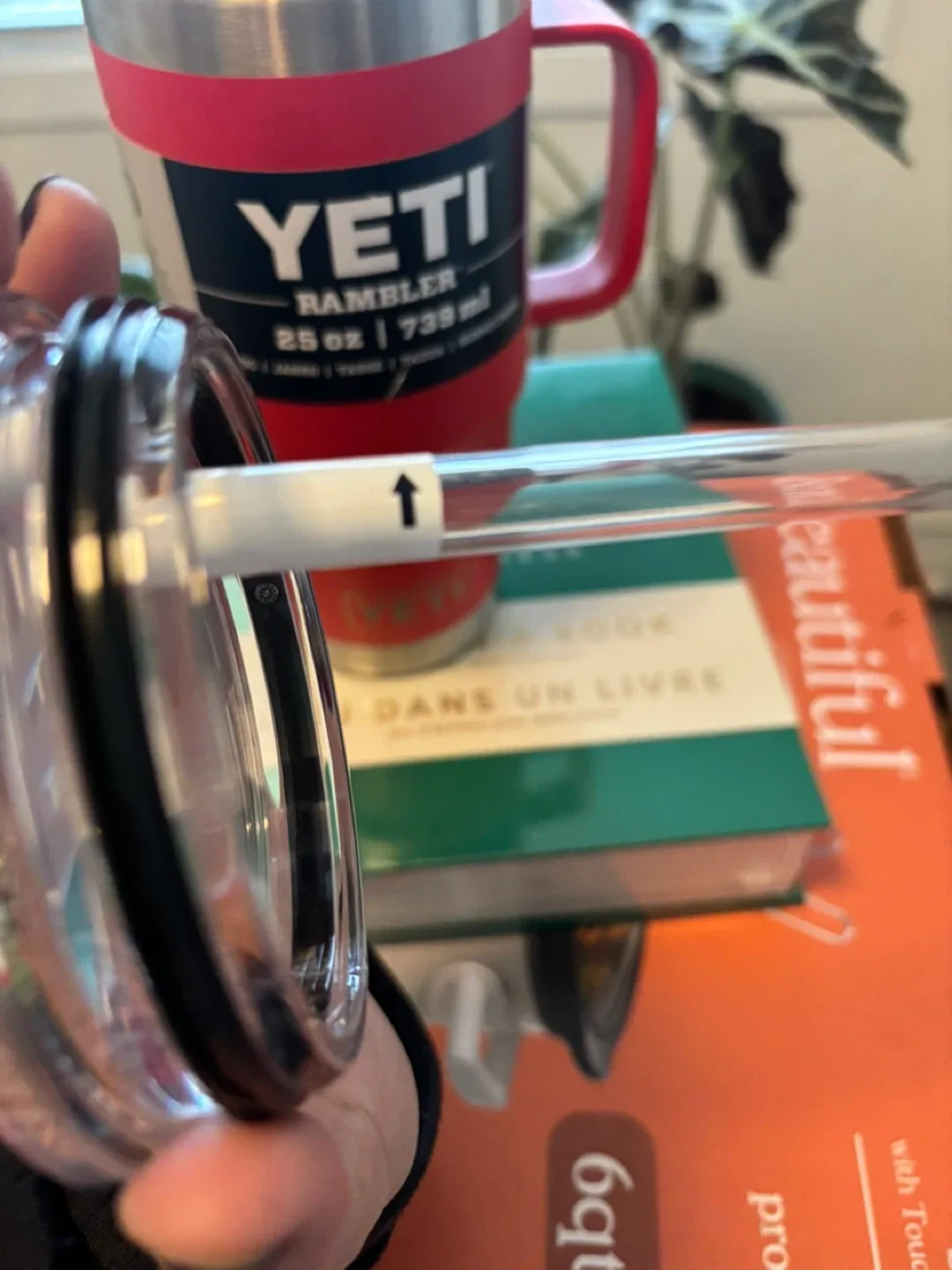 Yeti Rambler 25oz Mug with Straw Lid - Red image indicator(3)
