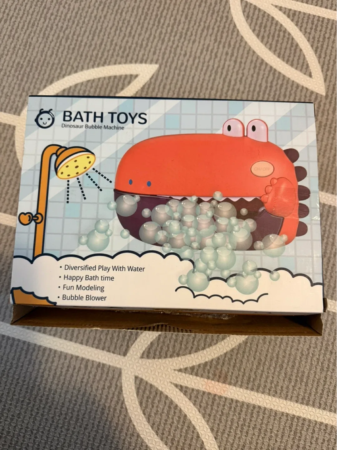 New Dinosaur Bubble Machine Bath Toy