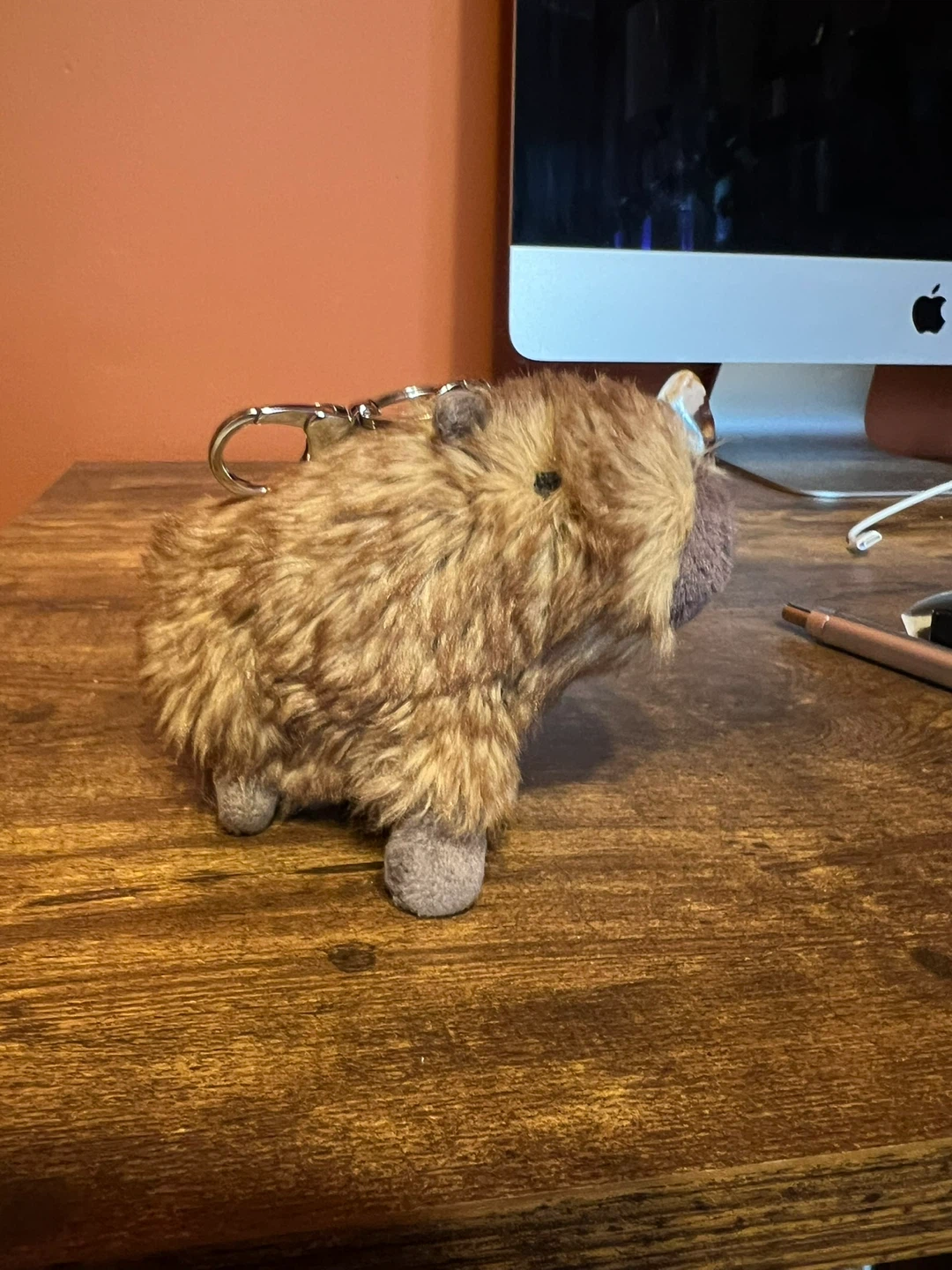 Rare Clyde the Capybara keychain Jellycat