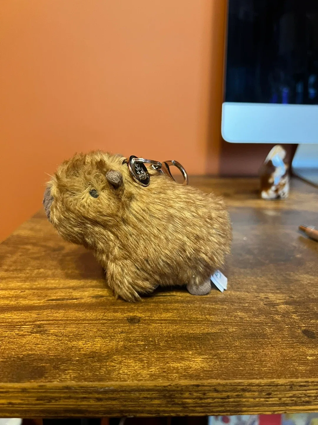 Rare Clyde the Capybara keychain Jellycat image indicator(3)