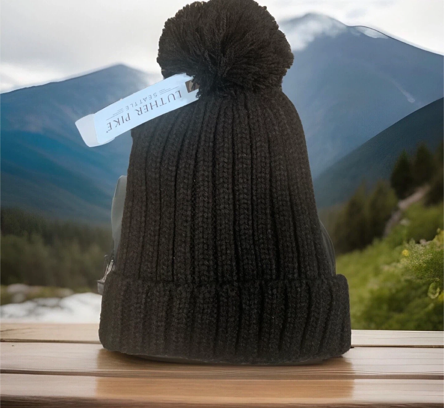 Luther Pike Seattle Grey Knit Beanie