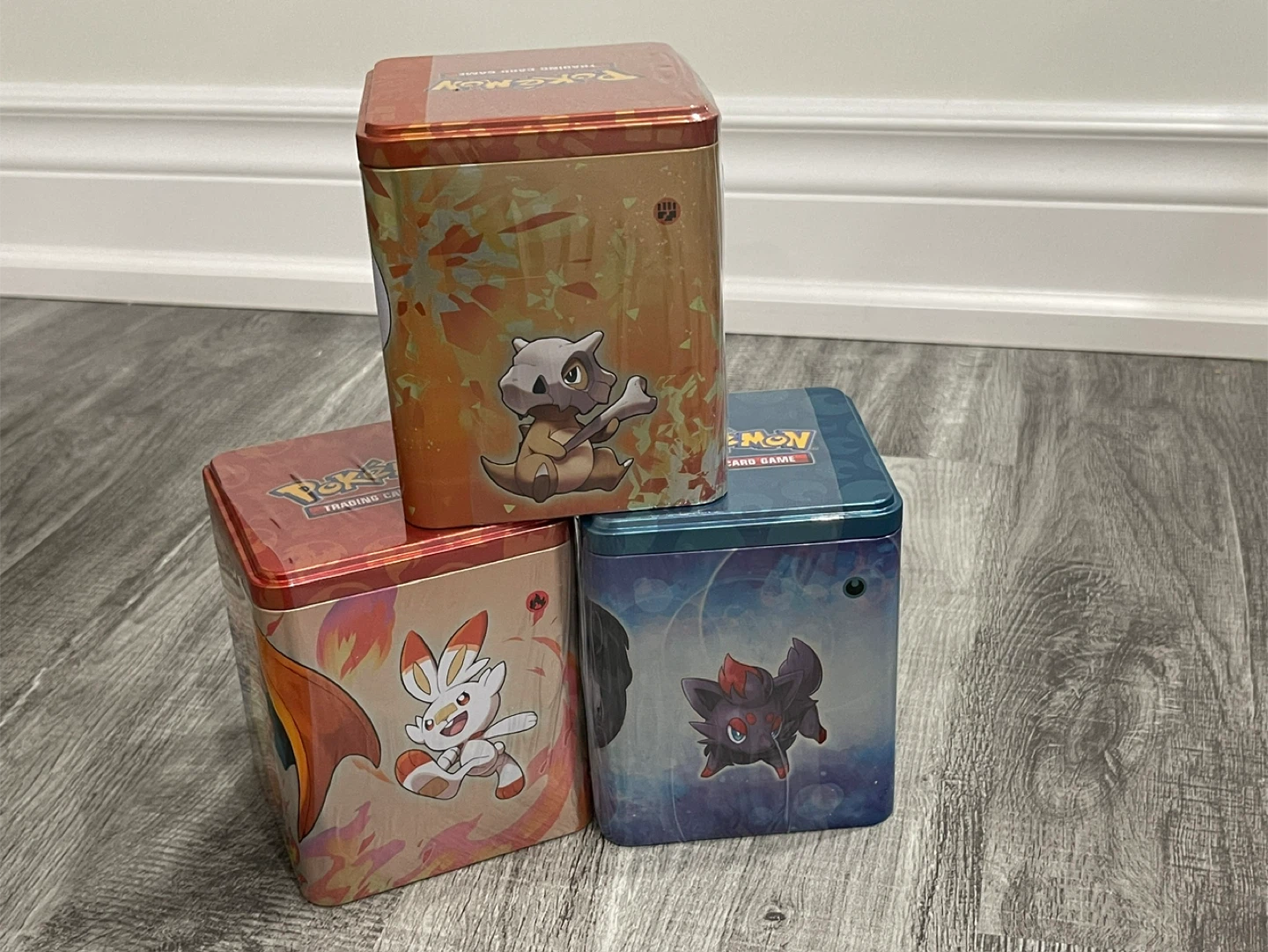 Pokémon 2023 Stacking Tins Bundle (Fighting, Fire, Darkness)