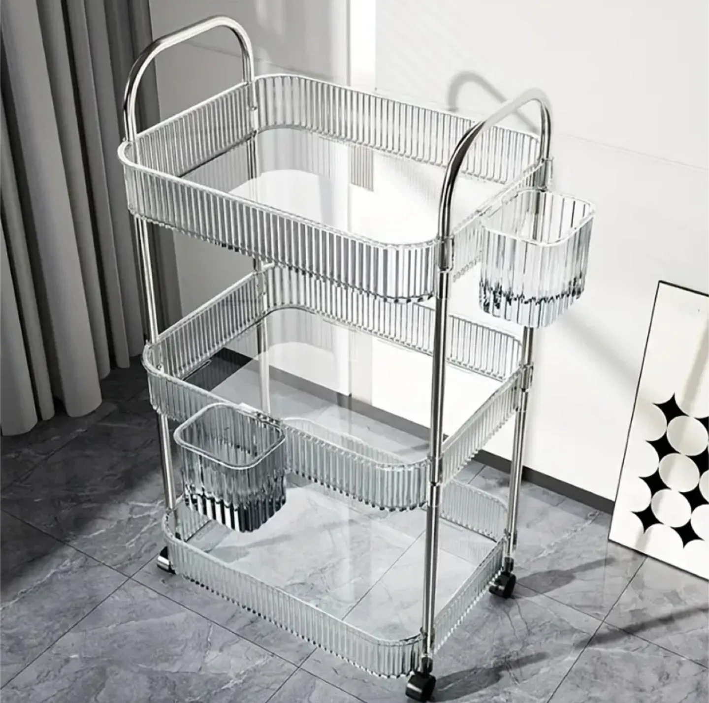 Rolling Cart with wheels (Brand new in box) image indicator(4)