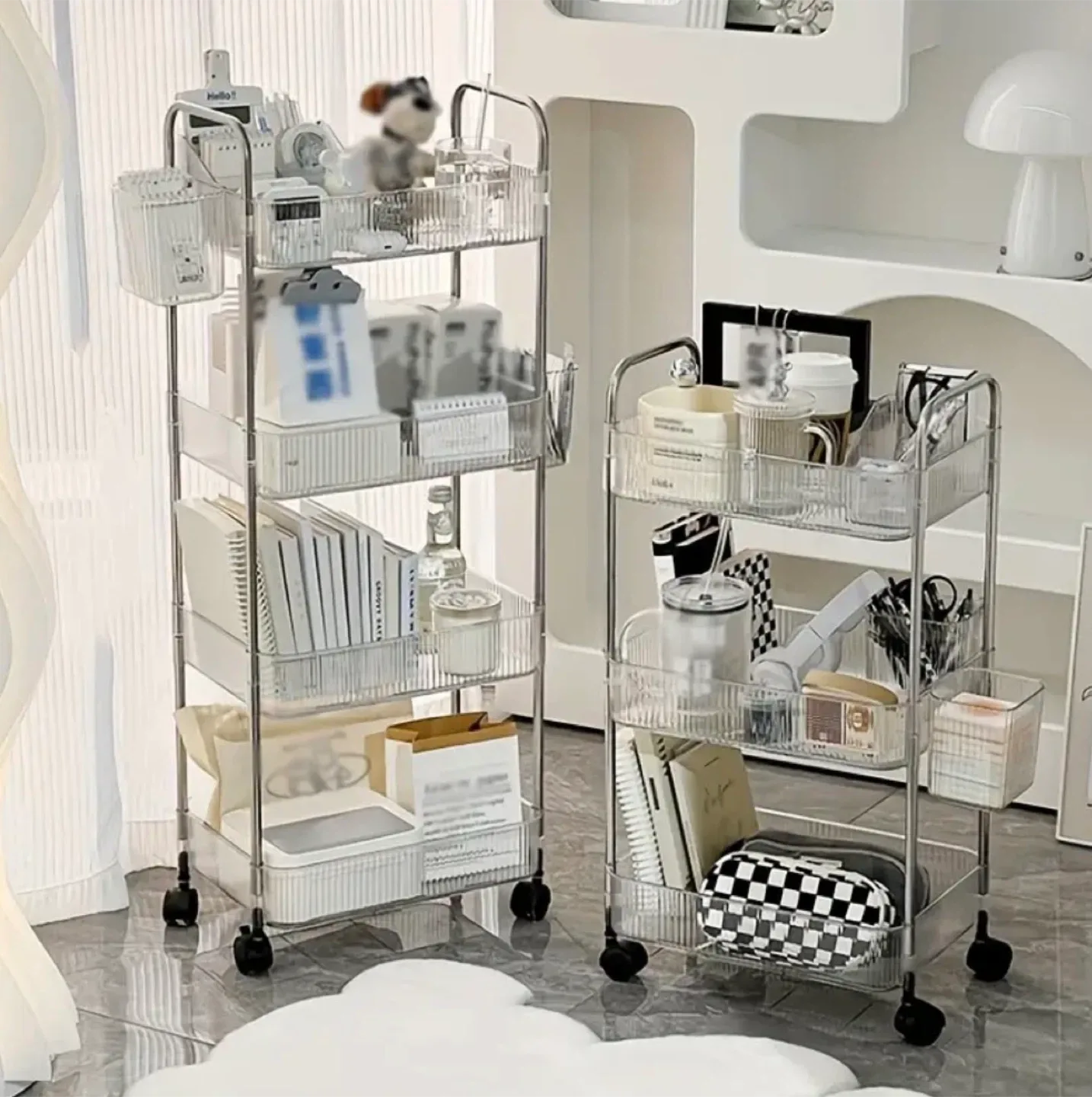 Rolling Cart with wheels (Brand new in box)