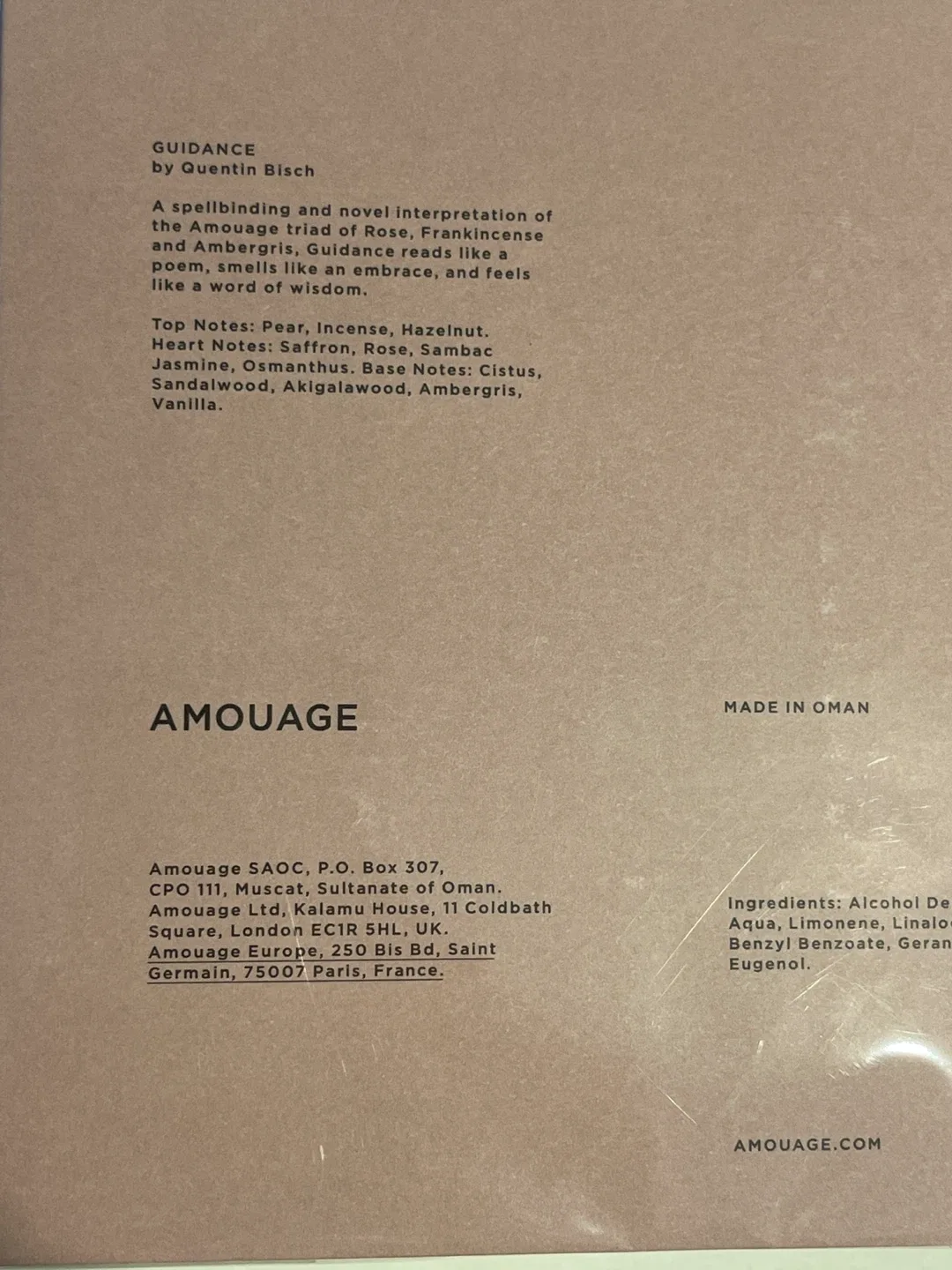 Amouage Guidance Eau de Parfum 100ml Perfume EDP image indicator(9)