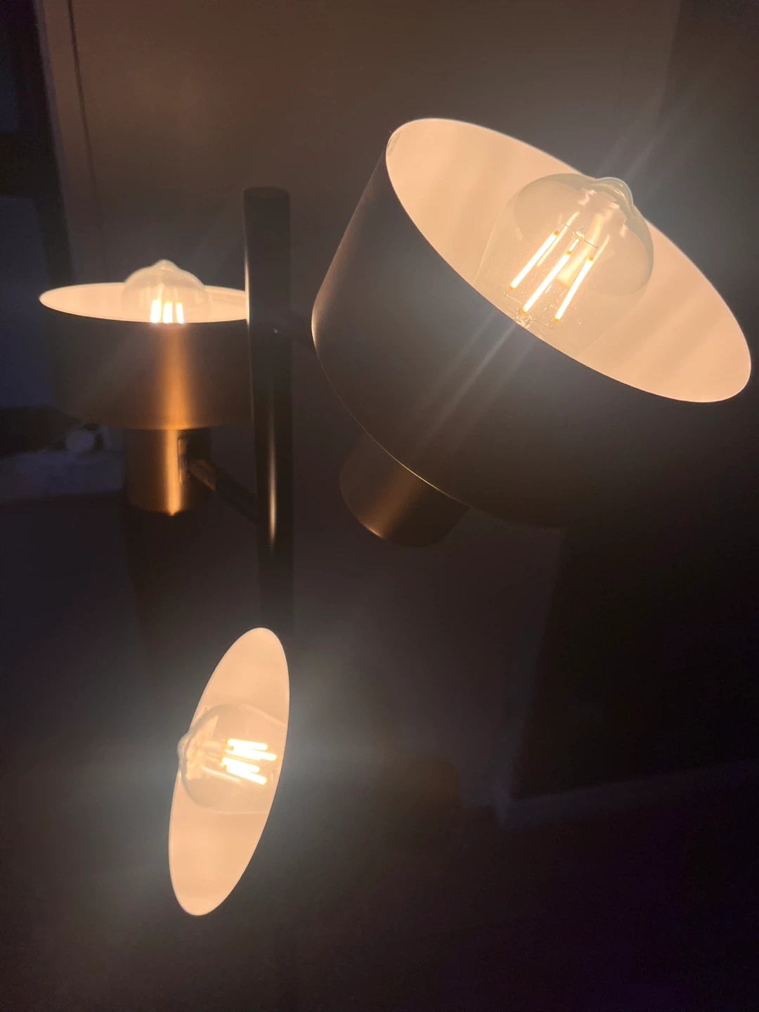 Gold & Black Floor Lamp - photo 3