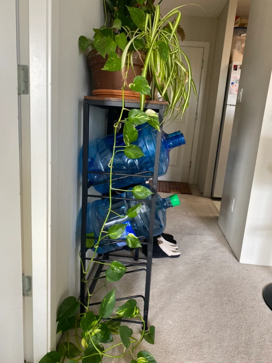 Water Jug Rack w/ Shelf image indicator(2)